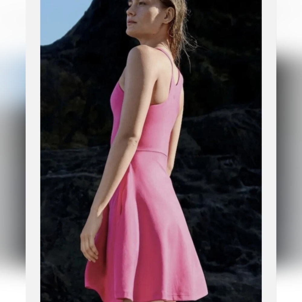 NEW Athleta Conscious Dress Barbie Pink Sz XL - Picture 2 of 9